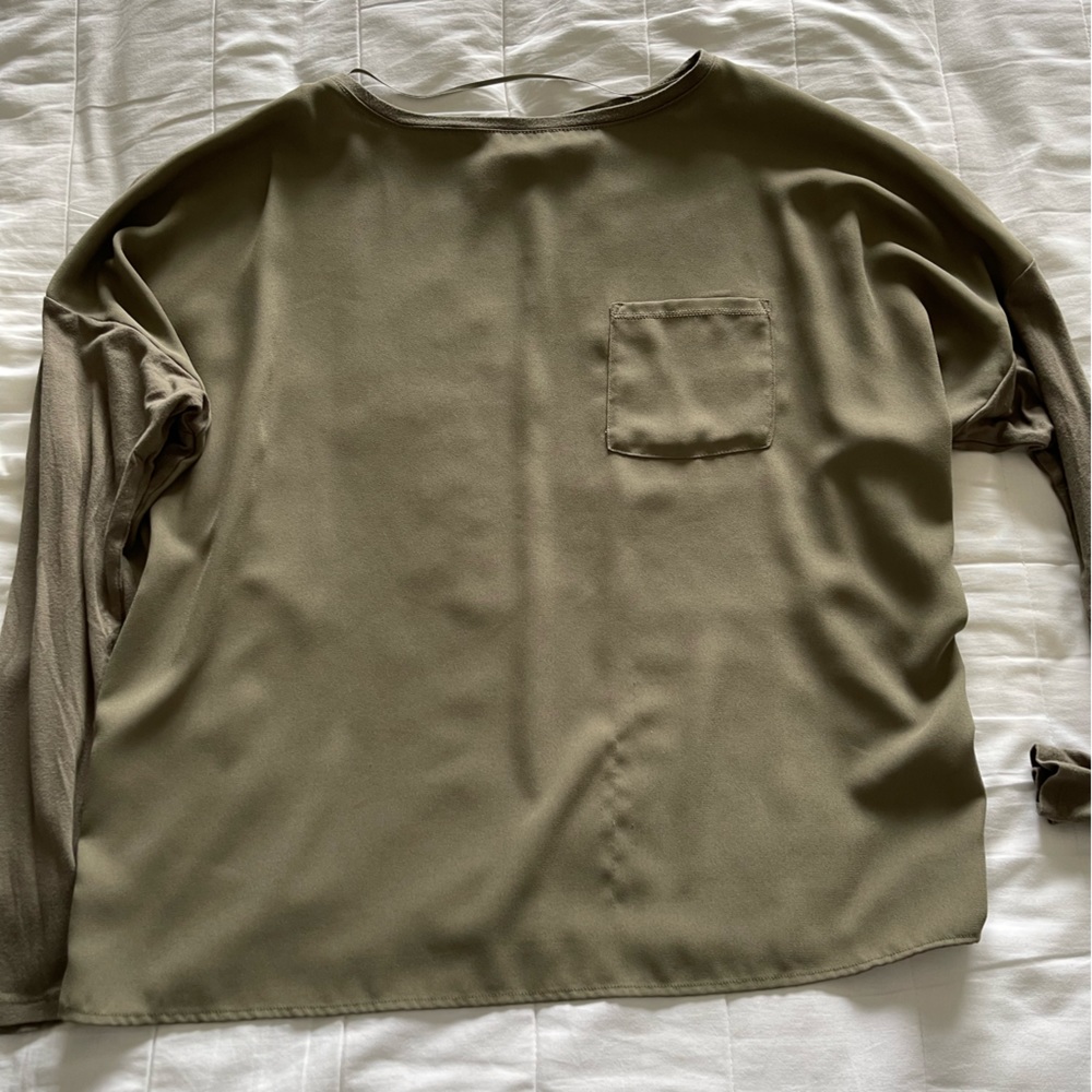 Green Dressy Long Sleeve